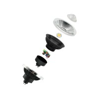 Marino Cristal Lampadina GU10 18W QR18 pro+ Dimmerabile