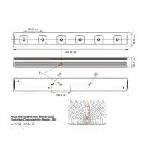 Osram LINEARlight DRAGON 12W 24V 5400K luce fredda Profilo LED