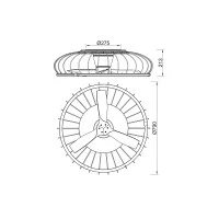 Mantra Nature plafoniera ventilatore led