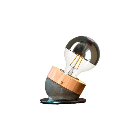 AVG Calypso lampada da tavolo in legno e cemento