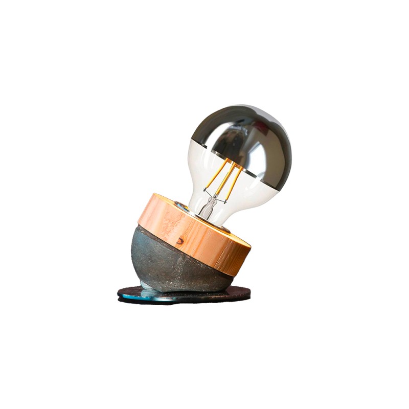 AVG Calypso lampada da tavolo in legno e cemento