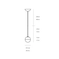 Fontana Arte Pallina chandelier