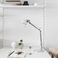 Artemide Tolomeo E27 aluminum table lamp