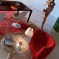 Artemide Tolomeo Basculante Table pergamena Artemide Tolomeo Basculante Table pergamena