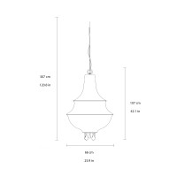 Karman Lady D lampadario outdoor