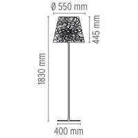 Flos KTribe F3 Lampada da Terra per Esterno a luce diffusa in