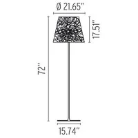 Flos KTribe F3 Lampada da Terra per Esterno a luce diffusa in