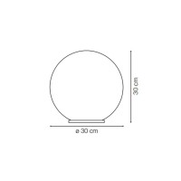 Ideal Lux Sole PT1 Lampada da Terra E27 60W Sfera Da Giardino