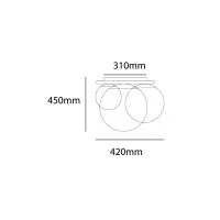 Ideal Lux Ninfea ceiling light