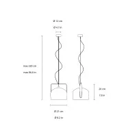 Karman Bag suspension lamp