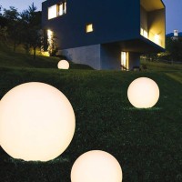 Ideal Lux Sole PT1 Lampada da Terra E27 60W Sfera Da Giardino