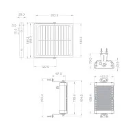 Sol10-pro solar recharged floodlight for outdoor use