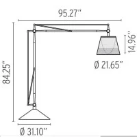 Flos Superarchimoon Floor Lamp By Philippe Starck 2000 Archimoon