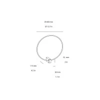 Wever & Ducrè Finlin Round applique led