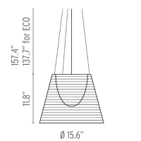 Flos Ktribe S2 Lampada a Sospensione lampadario a luce diffusa