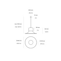 Stilnovo Campana chandelier