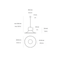 Stilnovo Campana chandelier