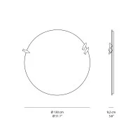 Minotti Bird Watch Mirror 130