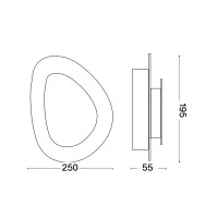Ideal Lux Gingle lampada da parete o soffitto