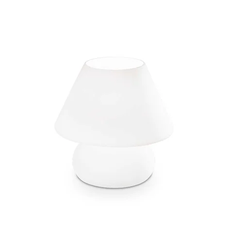 Ideal Lux Prato lampada da tavolo in vetro soffiato