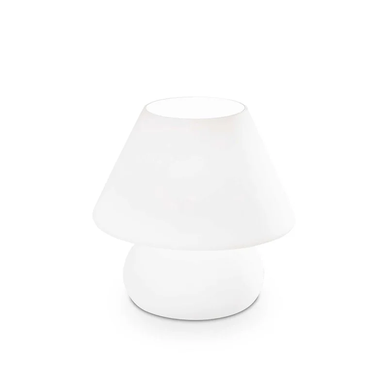 Ideal Lux Prato lampada da tavolo in vetro soffiato Ideal Lux Prato lampada da tavolo in vetro soffiato