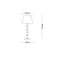 Ideal Lux Queen table lamp