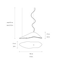 Karman Moby Dick suspension lamp