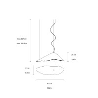 Karman Moby Dick suspension lamp