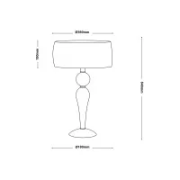Ideal Lux Duchessa table lamp