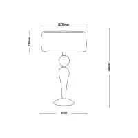 Ideal Lux Duchessa lampada da tavolo