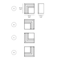 Minotti Gessolina Pensile wall case