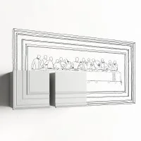 Minotti Gessolina Pensile wall case
