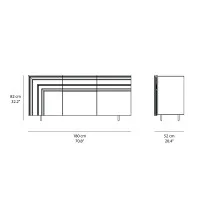Minotti Gessolina Credenza sideboard