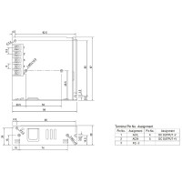 Meanwell Power Supply LRS-75-24 W 24V 76.8W 3.2A LED Driver