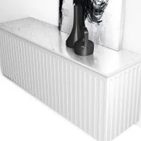 Minotti stoneware top for Athena sideboard