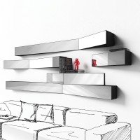 Minotti Look mensola specchiata