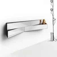 Minotti Look mensola specchiata Minotti Look mensola specchiata