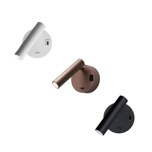 Vivida Betu adjustable wall light with USB port