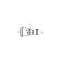 Presa mobile industriale 3P+T 16A 230-250V waterproof