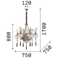 Ideal Lux Harem lampada da sospensione etnica