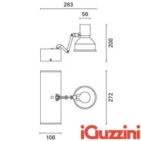IGuzzini MB24 Tilt proiettore orientabile G8,5 70W bianco