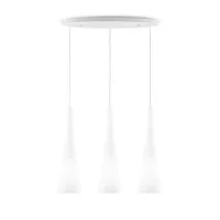 Ideal Lux Milk suspension lamp in glass