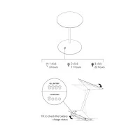 Penta Narciso battery lamp