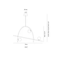 Vivida Freedom led suspension lamp