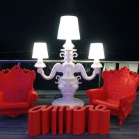 Slide LOVE decorative bench