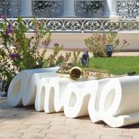 Slide AMORE panchina decorativa