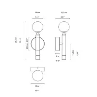 Vivida Seventy led wall lamp