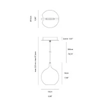 Vivida Smash led suspension lamp
