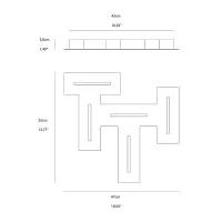 Vivida Maze plafoniera led