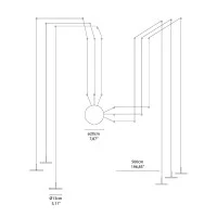 Vivida Mystery 6 led suspension lamp